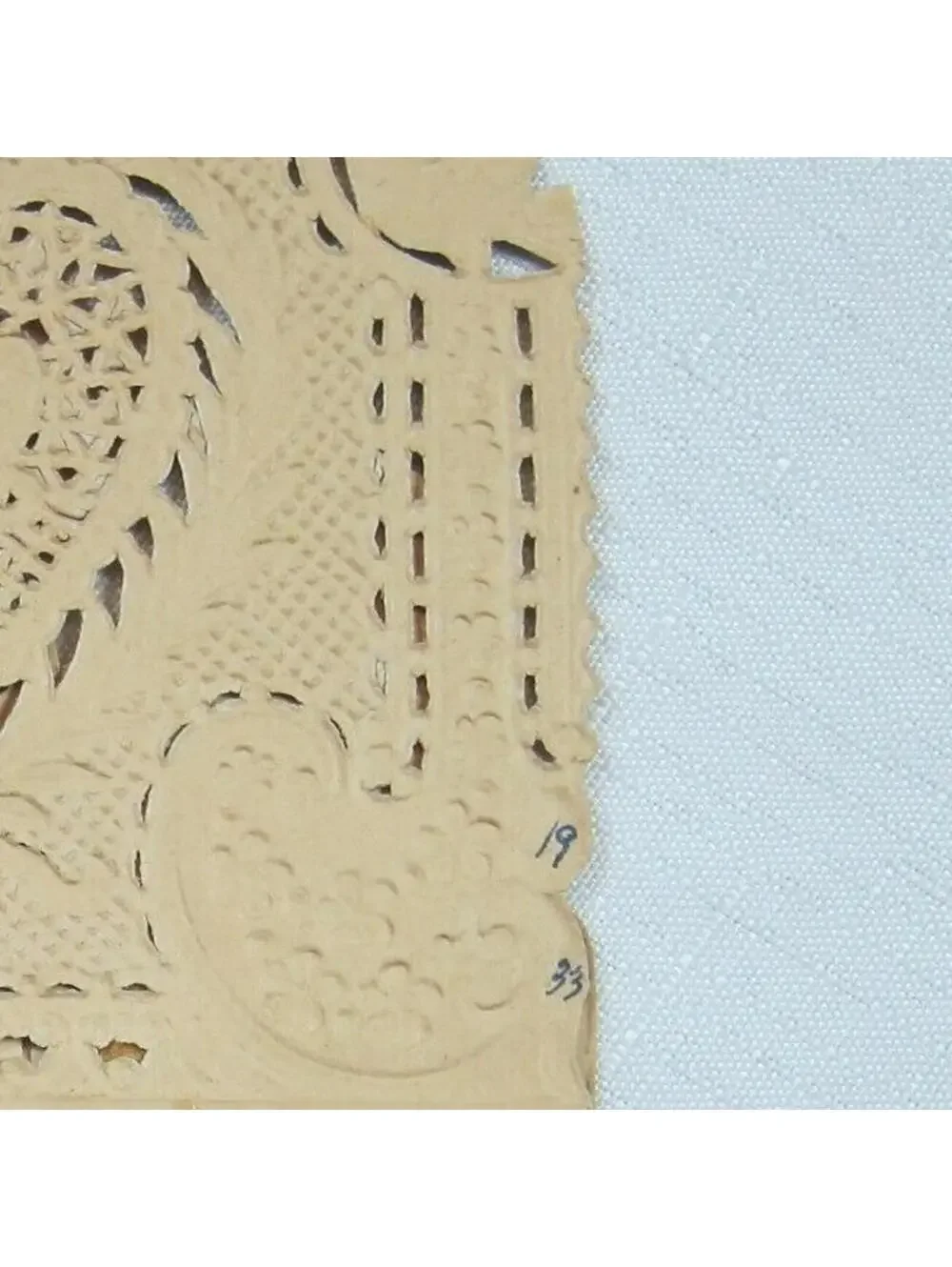Vintage Valentine 1933 Die Cut Honeycomb 3D Pull Down Boys Girls Doves Germany